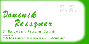 dominik reiszner business card